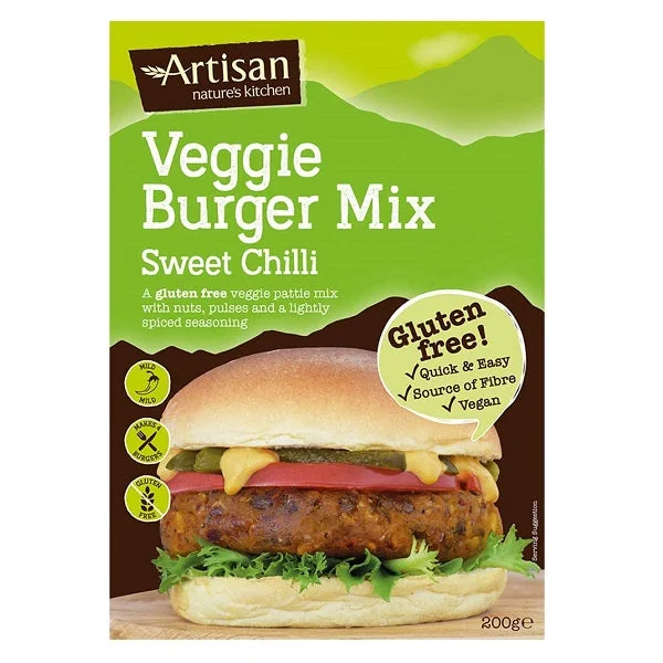 Artisan Grains Sweet Chilli Veggie Burger Mix 6x200g