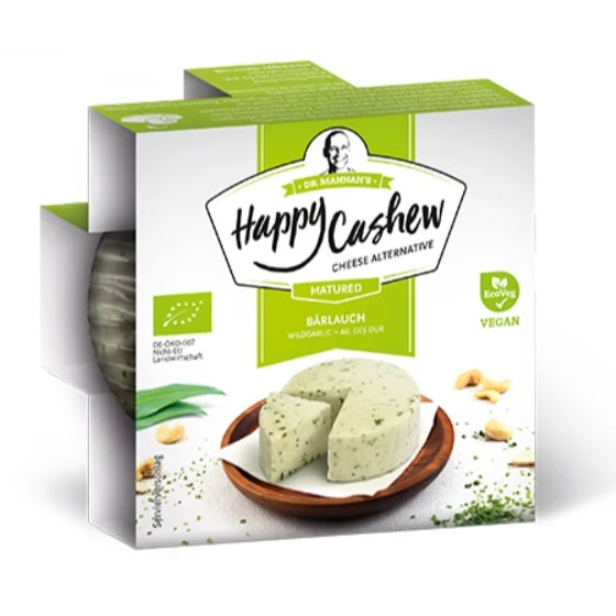 Happy Cashew Wild Garlic Matured Cheese 100g