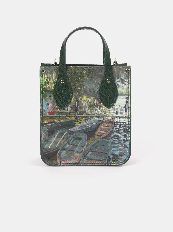 The Mini Tote - Racing Green with La Grenouillere