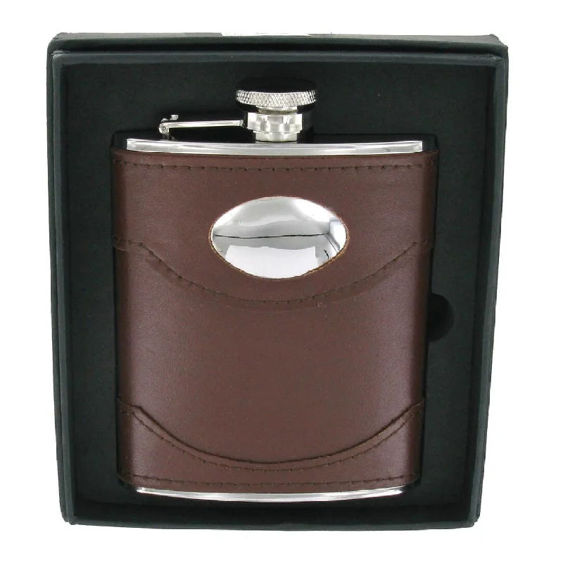 Sarome Leather Hipflask