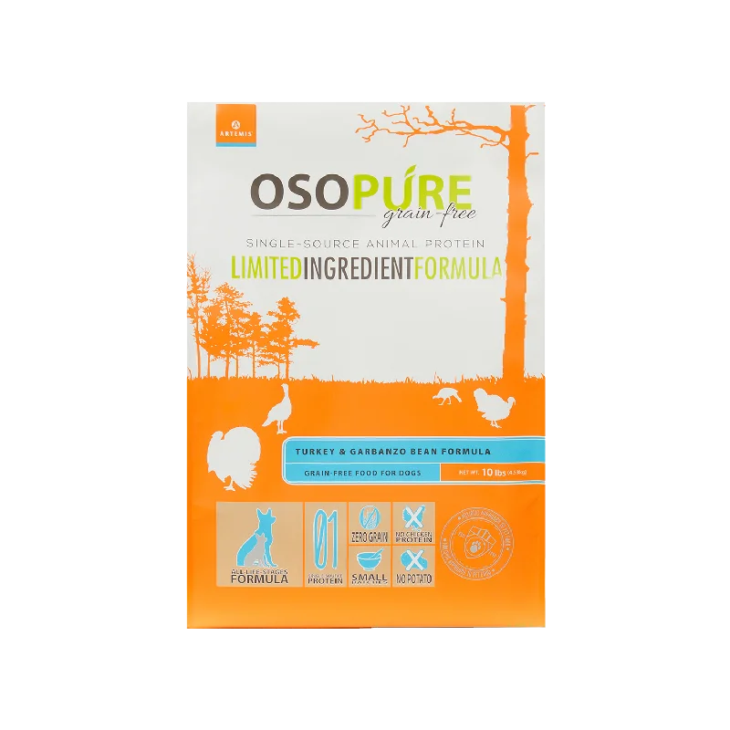 OSOPURE Grain Free Turkey & Garbanzo Bean Dry Dog Food