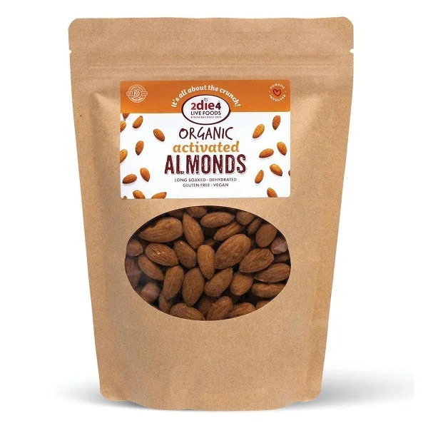 2die4 Activated Organic Almonds 100g