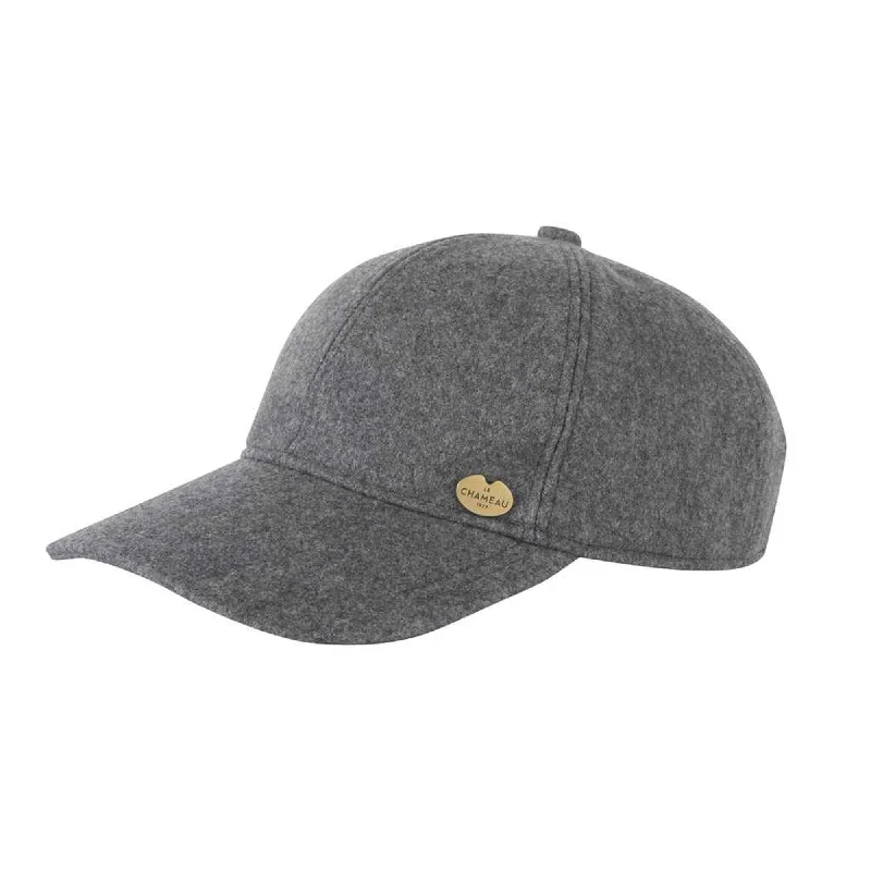 Le Chameau Melton Wool Cap - Gris