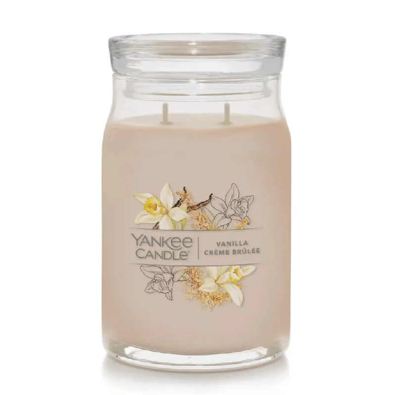 Yankee Candle : Signature Large Jar Candle in Vanilla Crème Brûlée