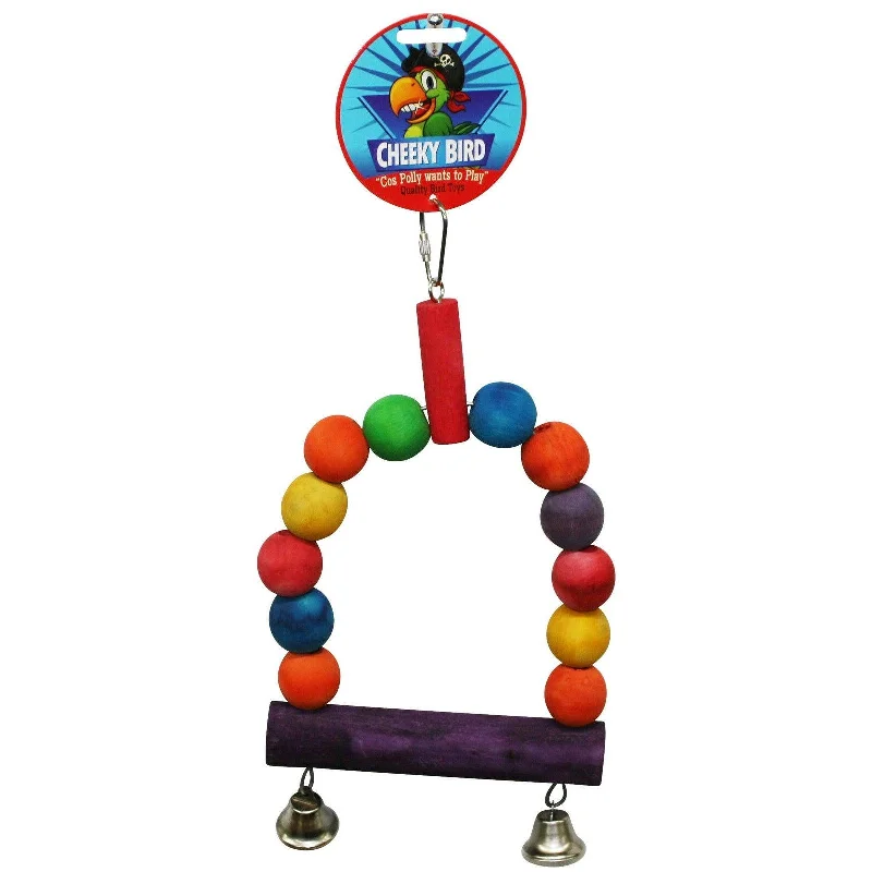 Cheeky Bird – Wooden Ball Swing