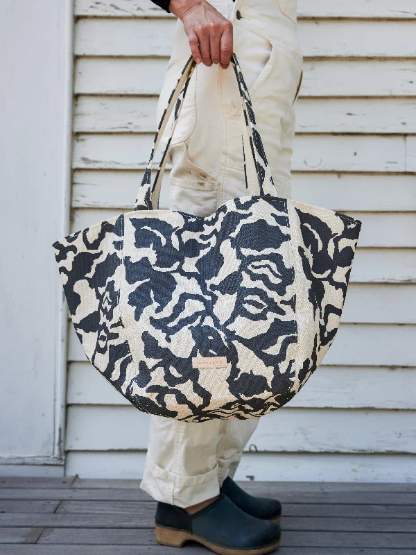 Canvas Tote Bag in 'Vine Black'