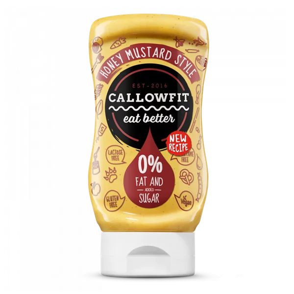 Callowfit Honey Mustard Style Sauce 300ml (6pk)