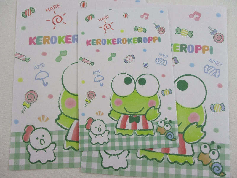 Cute Kawaii Sanrio Keroppi Frog Letter Set 2023 - Writing Papers Envelope