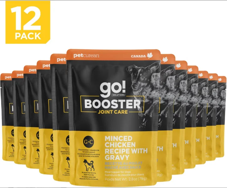 Go! Solutions Booster Joint Care Minced Chicken With Gravy For Dogs