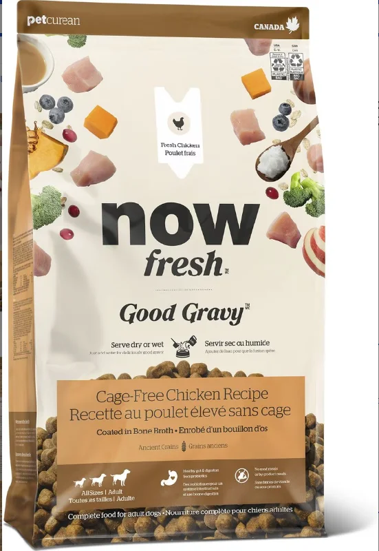 Now! Fresh Good Gravy Adult Chicken Recipe with Ancient Grains For Dogs