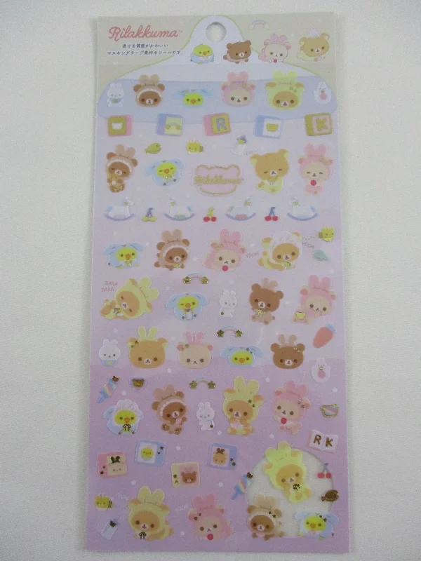 Cute Kawaii San-X Rilakkuma Baby Sticker Sheet 2021 - A - for Planner Journal Scrapbook Craft