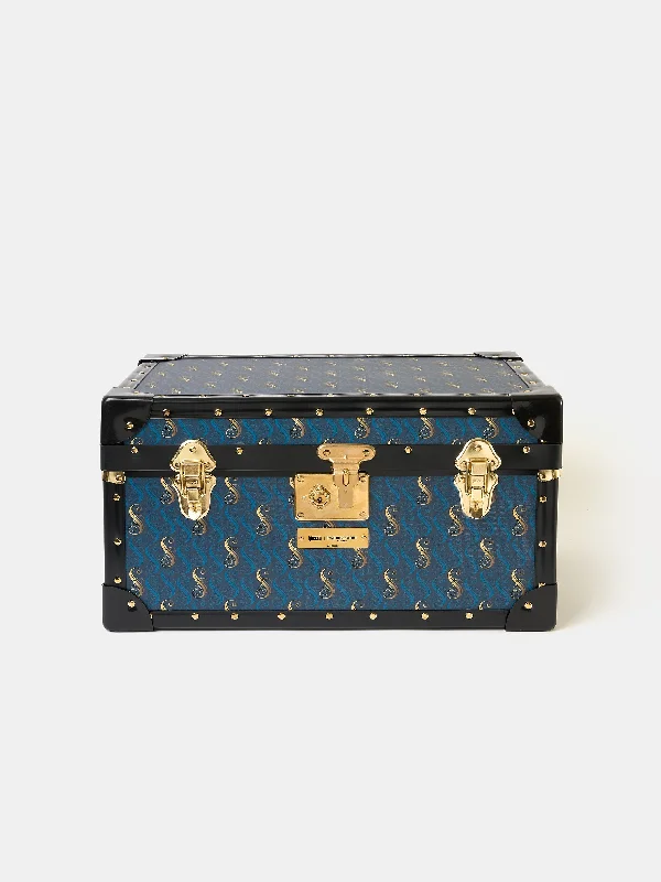 The Treasure Trunk - Shiz Blue with 'S' Repeat Print