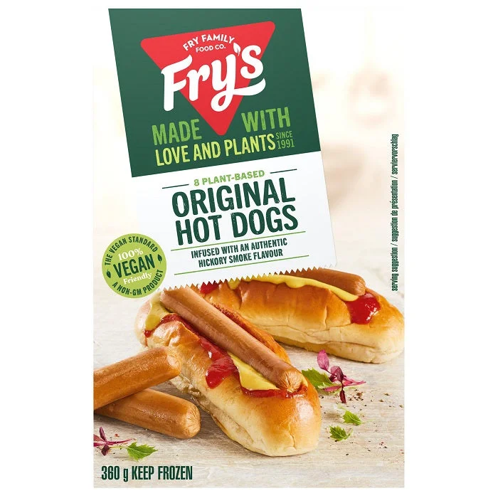 Fry's Plant Based Original Hot Dogs 360g (12pk)