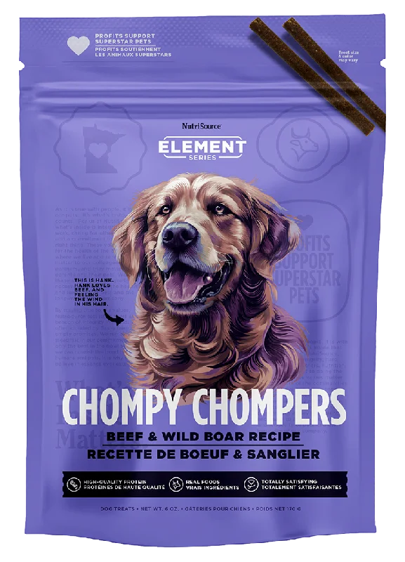 NutriSource Beef & Wild Boar Chompy Chompers Dog Treats