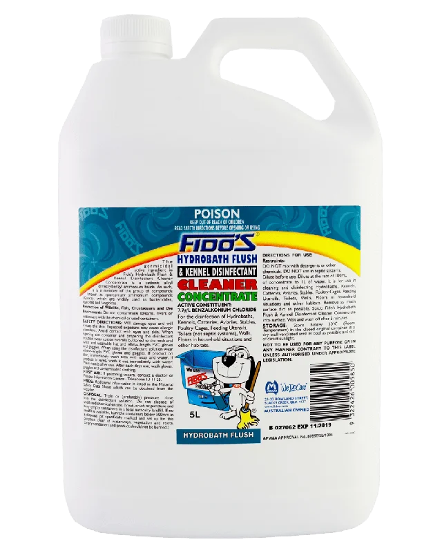 Fido’s – Hydro Bath – Flush Disinfectant - 5L