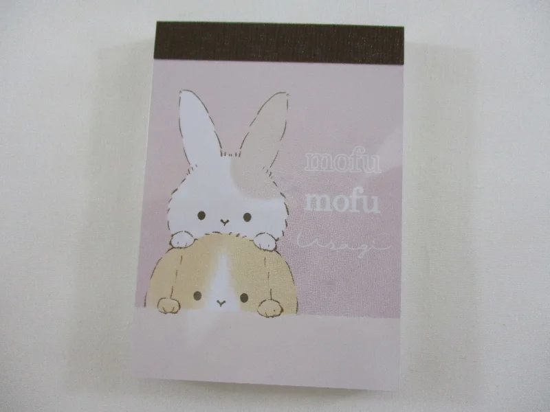 Cute Kawaii Crux Rabbit Bunny Mofu Usagi Mini Notepad / Memo Pad - Stationery Designer Paper Collection