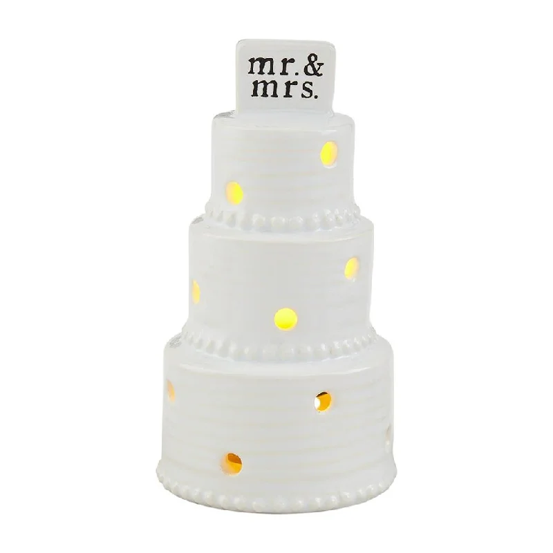 Mud Pie : Wedding Cake Light-up Sitter with Soun