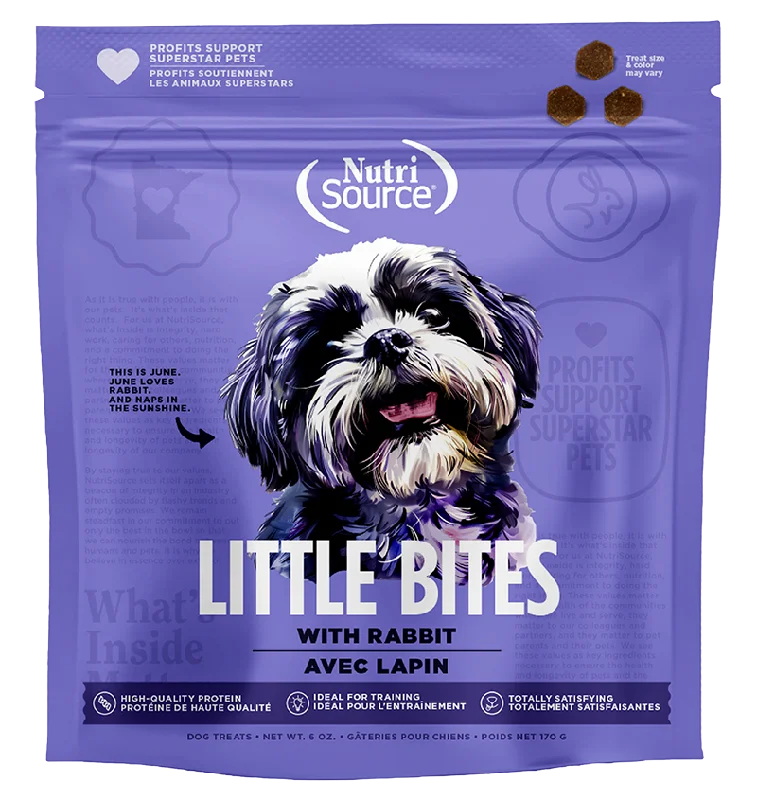 NutriSource Rabbit Little Bites Dog Treats