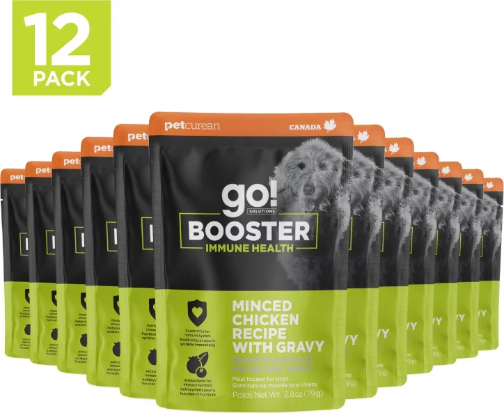 Go! Solutions Booster Immune Health Minced Chicken With Gravy For Dogs