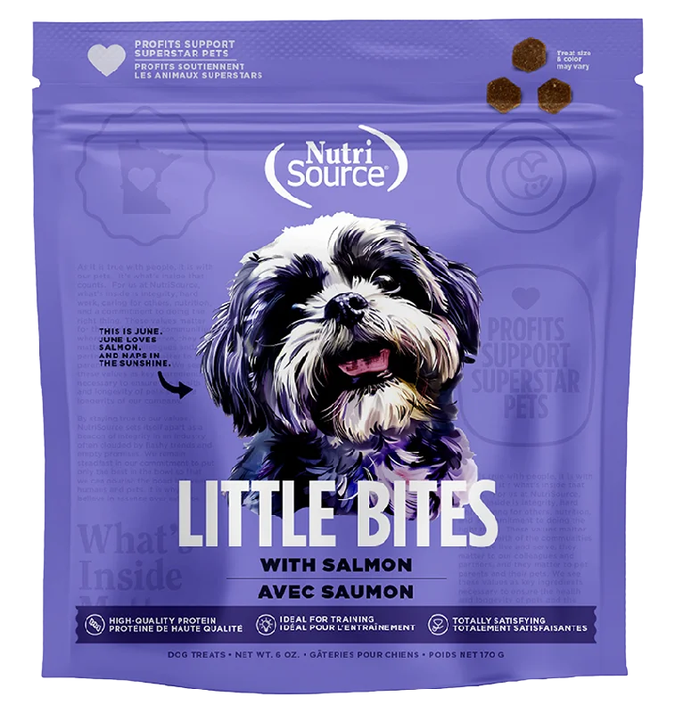 NutriSource Salmon Little Bites Dog Treats