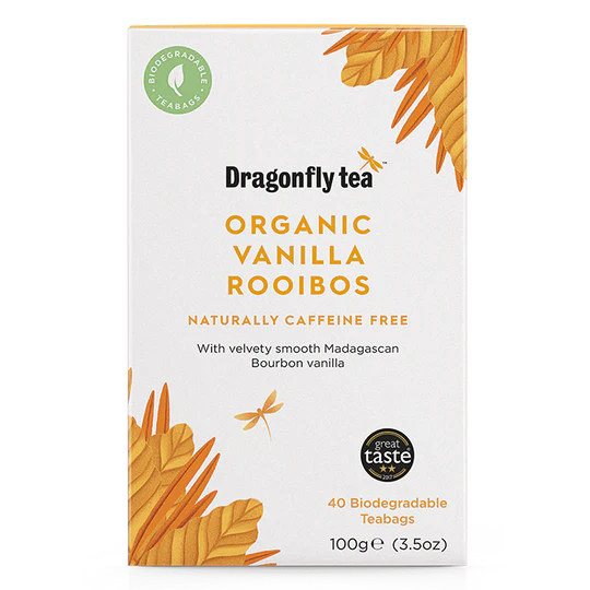 Dragonfly Tea Organic Vanilla Rooibos 4x40 Teabags