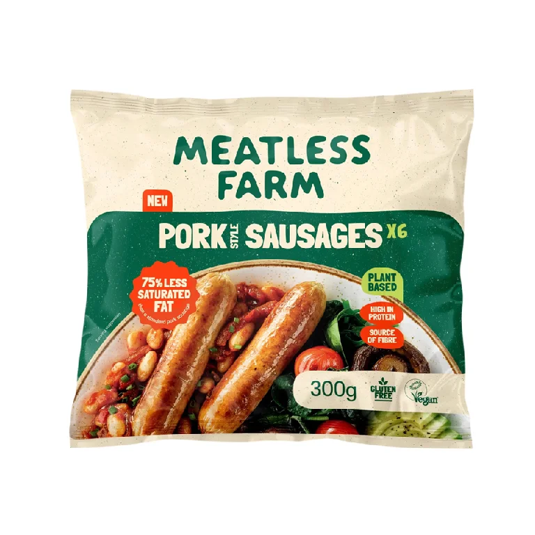 The Meatless Farm Co - Meat Free Sausages 300g (6pk)