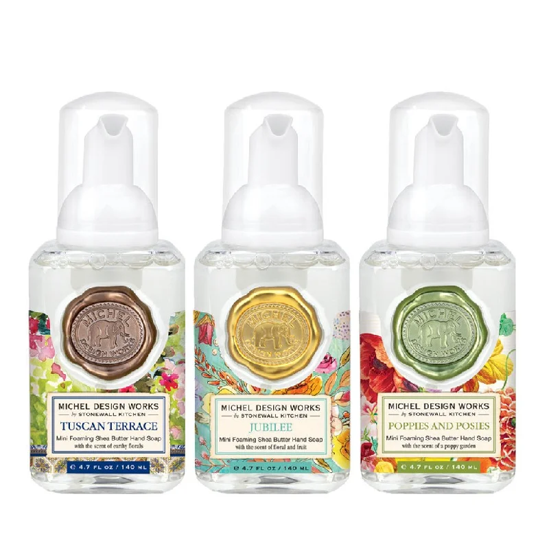 Michel Design Works : Spring Scents Mini Foaming Hand Soap Set