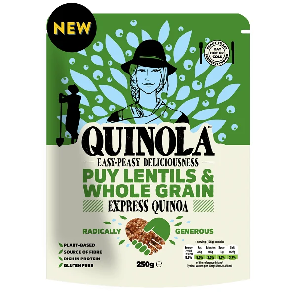 Quinola Puy Lentils & Wholegrain Express Quinoa 250g (6pk)