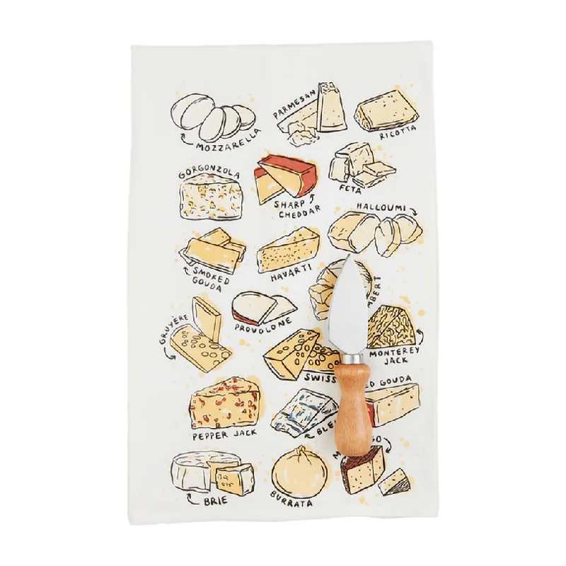 Mud Pie : Cheese Print Towel