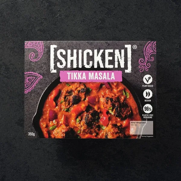 [SHICKEN] Tikka Masala 350g - MEDIUM - Vegan Ready Meal (4pk)