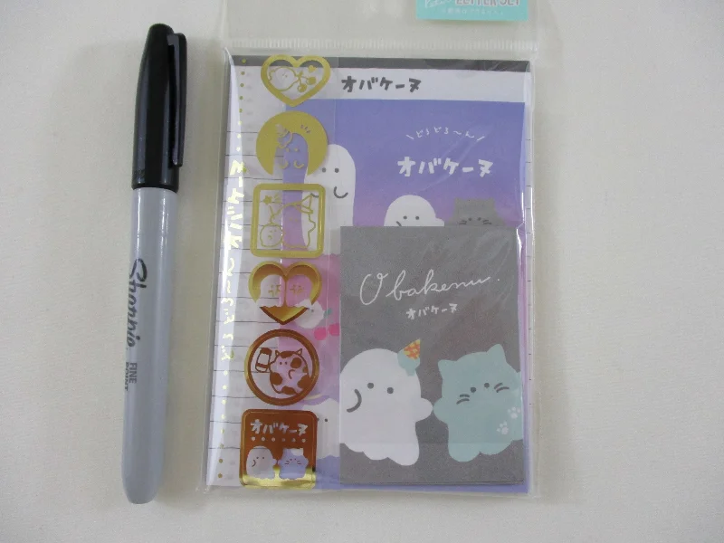 Crux Ghost Obakenu MINI Letter Set Pack - Stationery Writing Note Paper Envelope