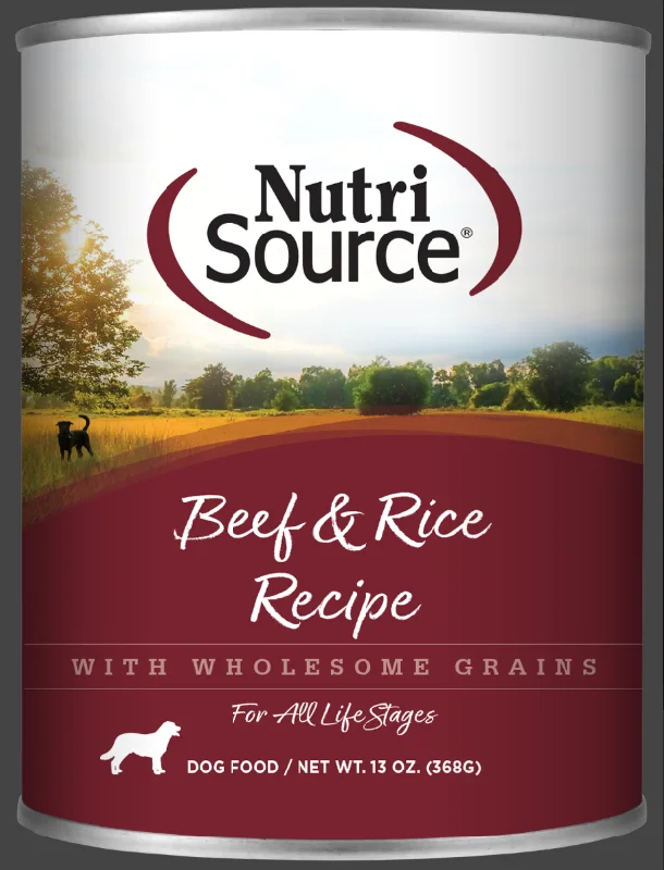 Nutrisource Beef And Rice Canned Dog Food