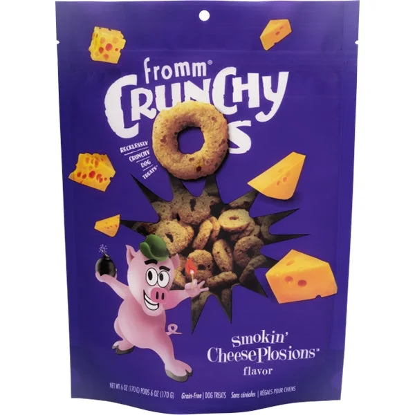 Fromm Crunchy Os Smokin' Cheese Plosion Dog Treats