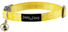 Dan & Sam – Cat – Adjustable Safety Collar – Sunflower