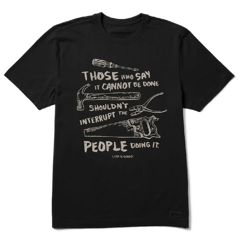 Life Is Good : Men's Don't Interrupt - Tools Crusher Tee