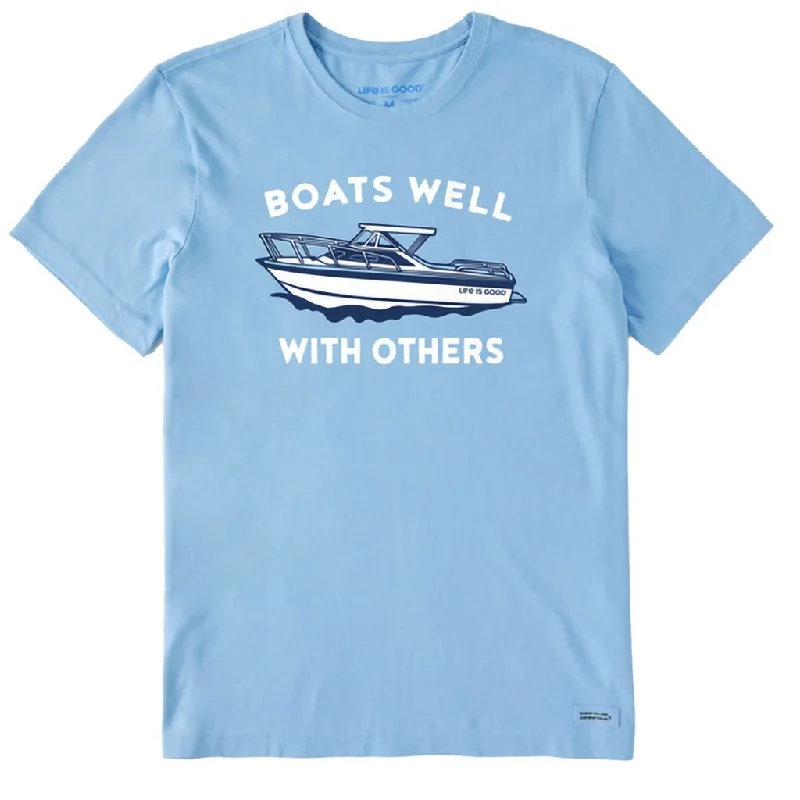 Life Is Good : Men's Boats Well With Others Crusher Tee