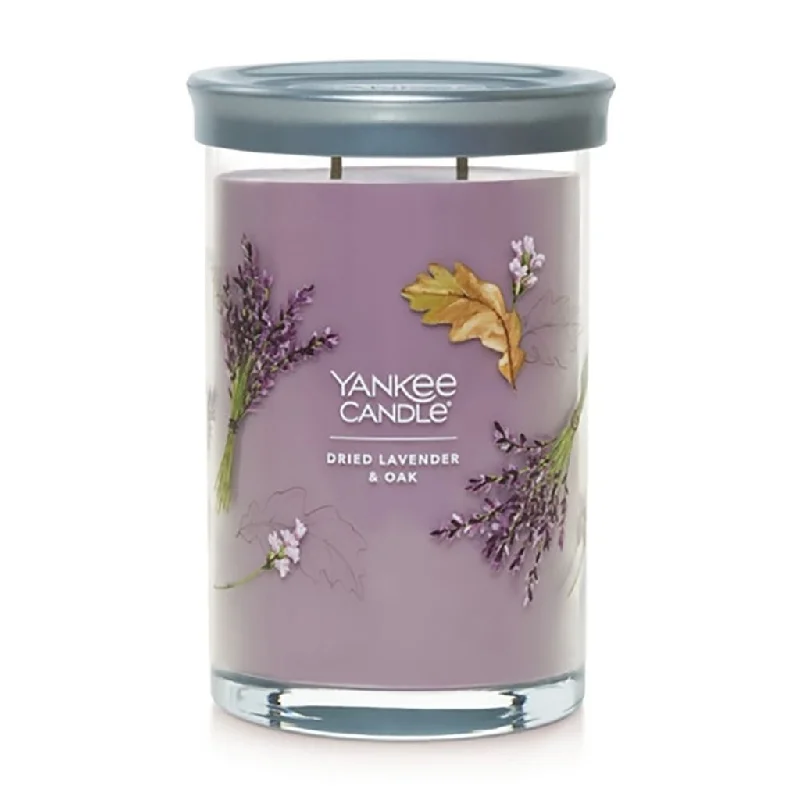 Yankee Candle : Signature Large Tumbler Candle in Dried Lavender & Oak