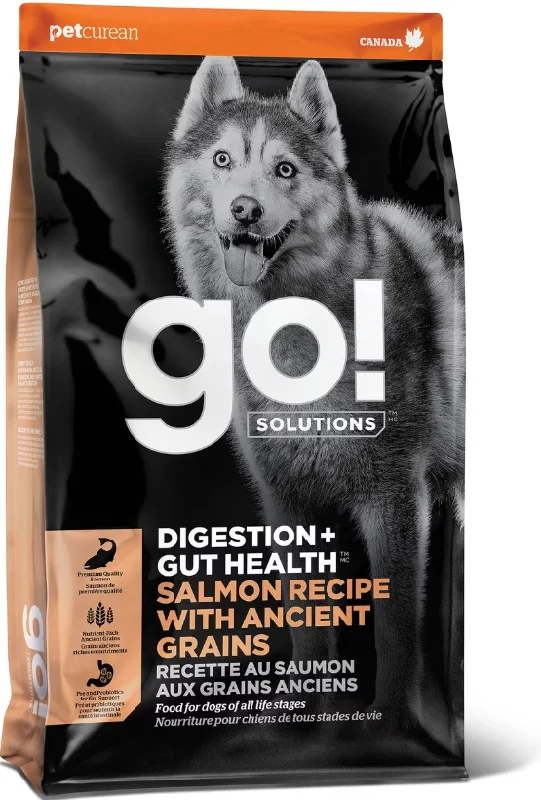 Go! Solutions Digestion + Gut Health Ancient Grains Salmon Recipe Dry Dog Food