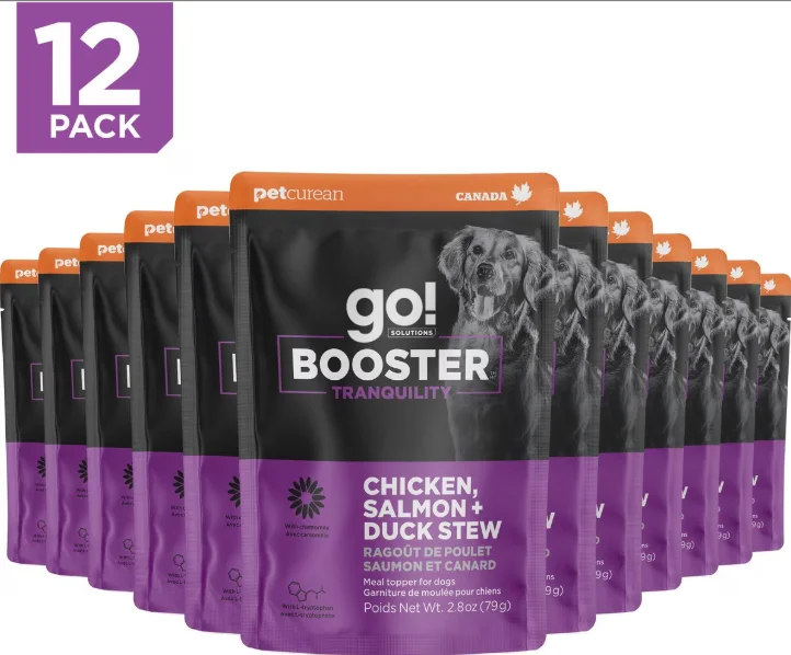 Go! Solutions Booster Tranquility Chicken, Salmon + Duck Stew For Dogs