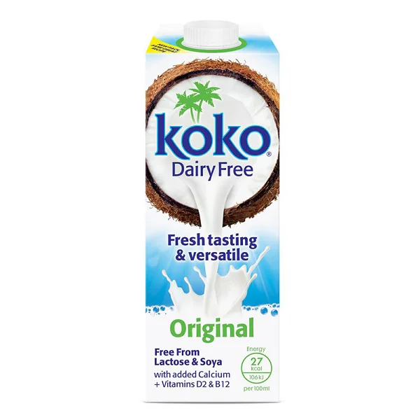 Koko Dairy-Free Original Coconut M!lk Plus Calcium 1Ltr (12pk)