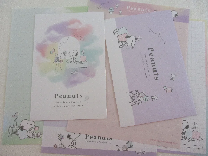 Peanuts Snoopy A time in my own Style Letter Sets - Stationery Writing Paper Envelope