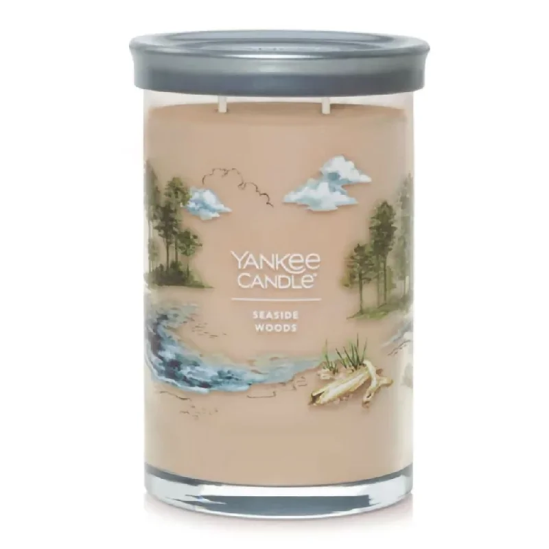 Yankee Candle : Signature Large Tumbler Candle in Seaside Woods