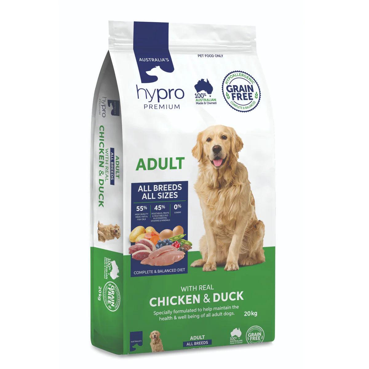 Hypro Premium – Adult Dog – GRAIN FREE – Chicken & Duck