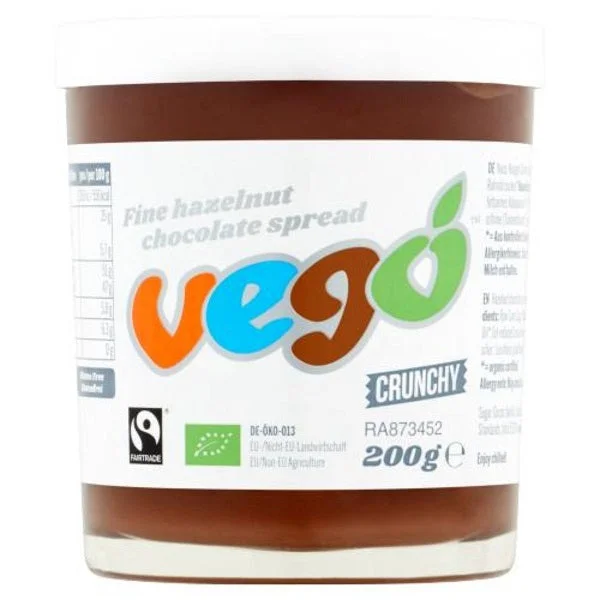 Vego Fine Crunchy Hazelnut Chocolate Spread 200g