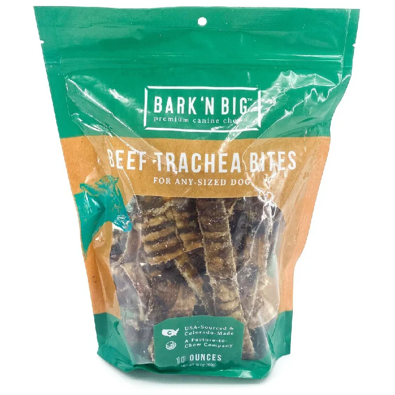 BarkNBig USA Beef Trachea Bites Dog Treats, 10oz