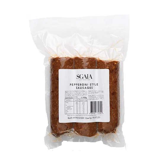 SGAiA Pepperoni Style Vegan Sausages 900g