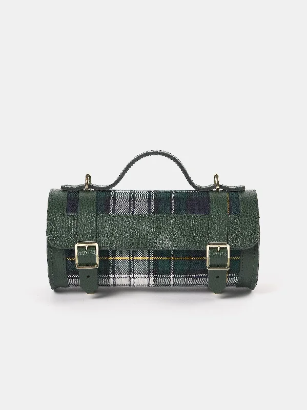 The Mini Bowls Bag - Racing Green Celtic Grain & Campbell Tartan