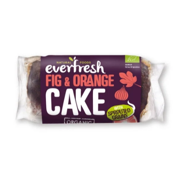 Everfresh Organic Sprouted Fig & Orange Cake 350g