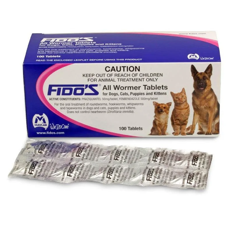 Fido’s – All Wormer Tablets