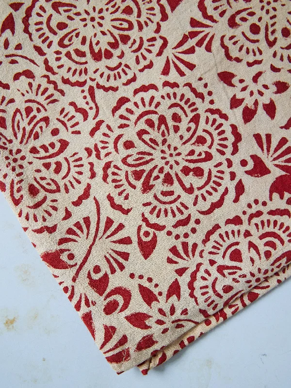 Block Printed Passaflora Napkin